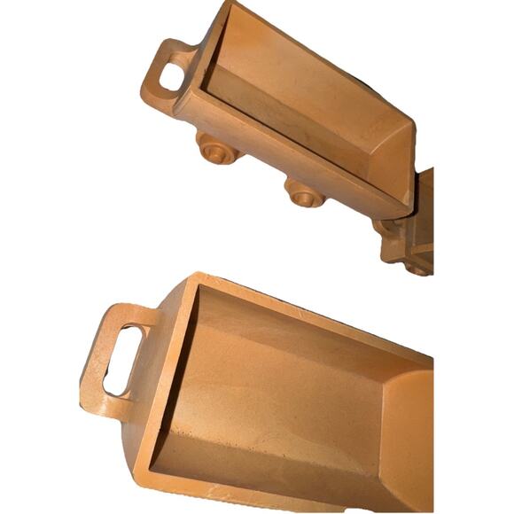 Vintage LIONEL Happy Huff-N-Puff 1970s HH&P Toy Push Train Set Resin w 12 Tracks - Picture 11 of 13